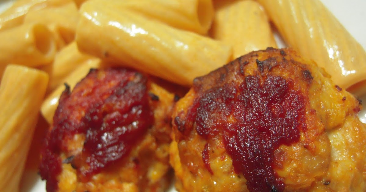 Diana's Cocina Baked Chicken Meatballs with Penne Pasta in Vodka Sauce